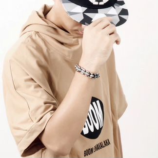 Браслет панцирный на руку мужской брутальный