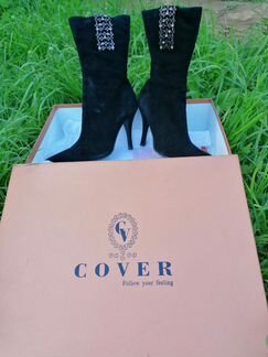 Сапоги замшевые