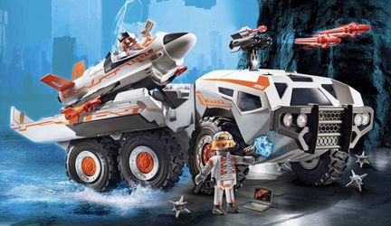 Новый playmobil Суперагенты Боевой грузовик команд