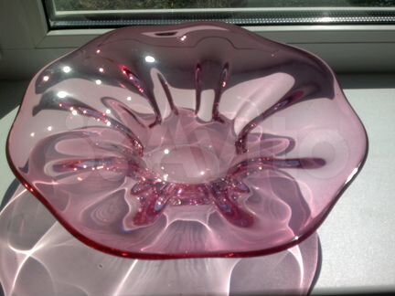 Хрустальные графин, вазы, пепельницы