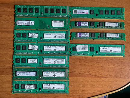 Оперативная память ddr3 2Gb PC10600 1333мгц