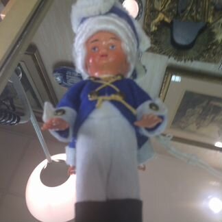 Кукла солдат антикварная пластик немецкая