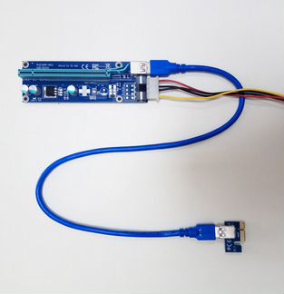 Рейзер для ферм SATA molex