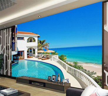 Наклейка на стену 3d 