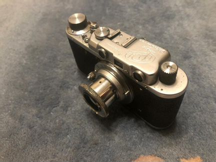 Пленочный фотоаппарат фэд Надпись Завод Имени Дзер
