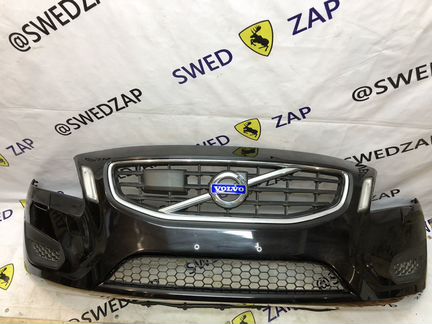 Передний бампер s60 в сборе