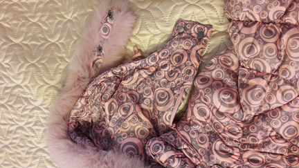 Стильное зимнее пальто Alpex, рост 140см