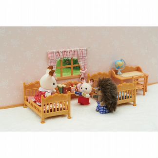 Набор Sylvanian Families Детская комната с двухэта