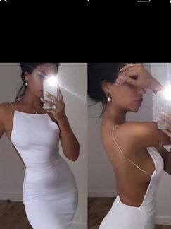 Платье с открытой спиной tiger mist