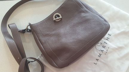 Кожаная сумка Lamarthe Франция оригинал