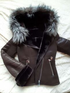 Дублёнка размер S-M