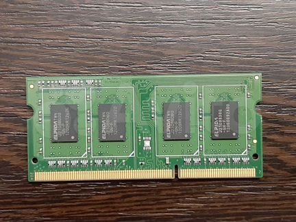 Оперативная память so-dimm ddr3 1600 2GB