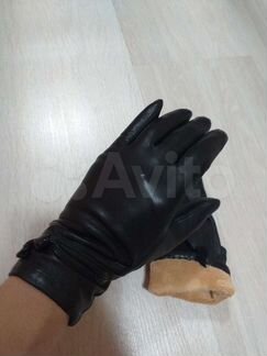 Перчатки женские кожаные размер 6с1/2