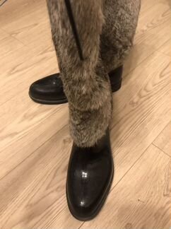 Сапоги резиновые с мехом
