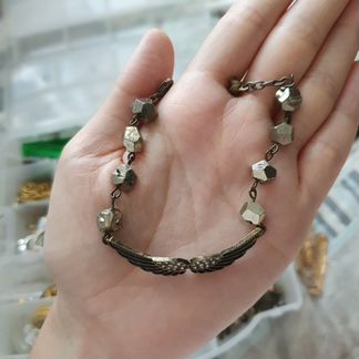 Браслет с пиритом