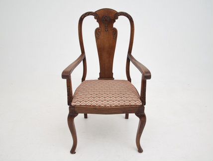 Антикварные парные кресла в стиле Чиппендейл