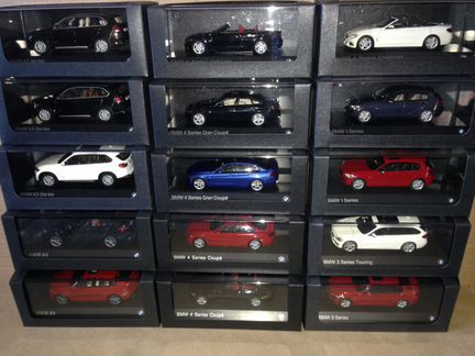 BMW X5, X4, 1, 3, 4-серии 1:43