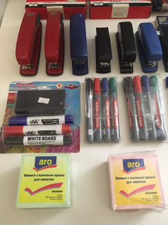 Канцелярия в офис.Новое.Степлеры/маркеры для доски