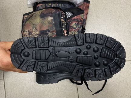 Сапоги резиновые лёгкие дутыши кмф