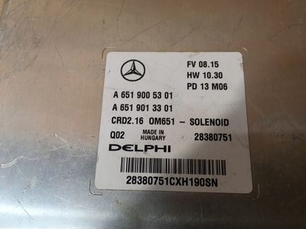 Блок управление двигателем Mercedes C-Classe W204