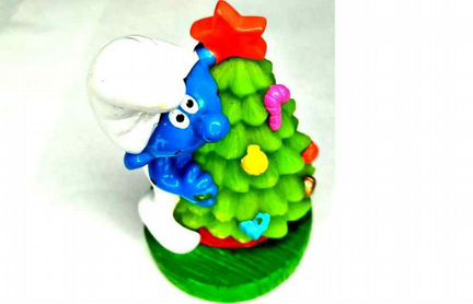 Игрушка резиновая Бруссель 20век Смурфик Голландия