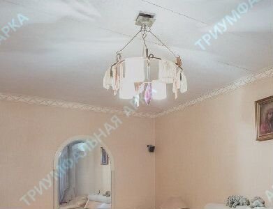 Оригинальная винтажная люстра под ковку в бронзе