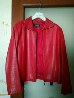 Куртка кожаная Италия 46р(40)