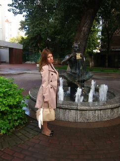 Плащ бежевый Франция размер 44-46