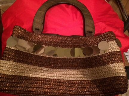 Сумка новая плетеная