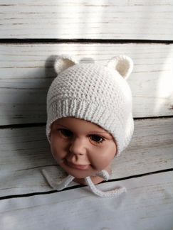 Чепчик, шапка 0-3 месяца