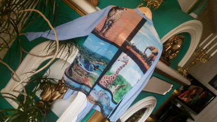 UA Milano. Duseldorf. Print 3D. Viscosa/silk.Trand