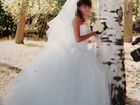 Очень пышное белое свадебное платье 40 42р