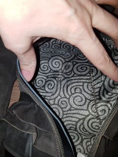 Новые сапоги замша