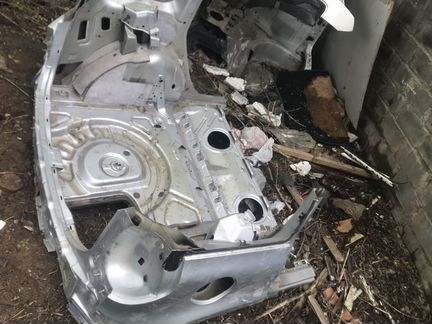 Задняя часть кузова на Skoda Yeti