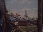 Картина вышивка московский дворик