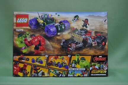 Lego 76078 Халк против Красного Халка (новый)