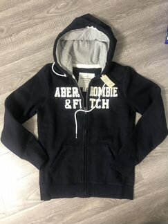 Abercrombie Fitch Толстовка темно-синяя, Новая