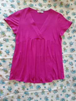 Блузка для беременных цвета фуксия