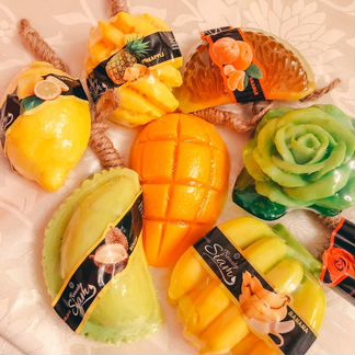 Тайское фруктовое мыло ручной работы