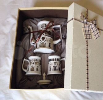 Готический кофейный сервиз на 2 персоны