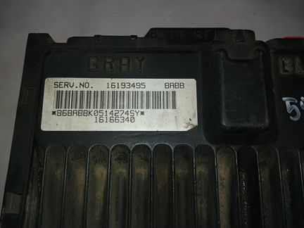 Эбу Двигателя Шевроле Блейзер 95-05 16193495