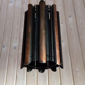 Редкая люстра из СССР, винтаж, алюминий, 1970-е