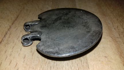 Антикварная подвеска Тибет серебро, коралл, бирюза