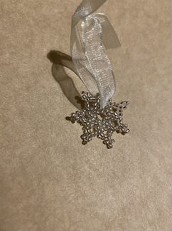 Ёлочное украшение снежинка