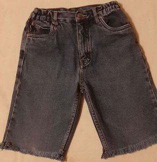 Шорты джинсовые синие