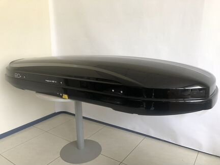 Автобокс на 450 л. Чёрный металлик быстросъём №141