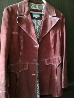 Пиджак -куртка. Винтаж -замша