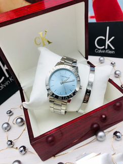 Жен набор Calvin Klein часы + браслет новый