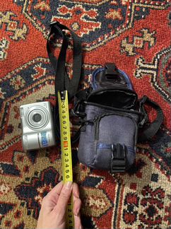 Компактный фотоаппарат olympus fe170 с чехлом для