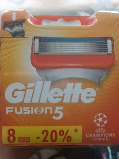 Сменные кассеты для бритья Gillette, (Жиллет) Fusi